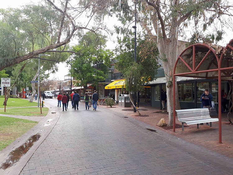 Todd Mall Alice Springs street view