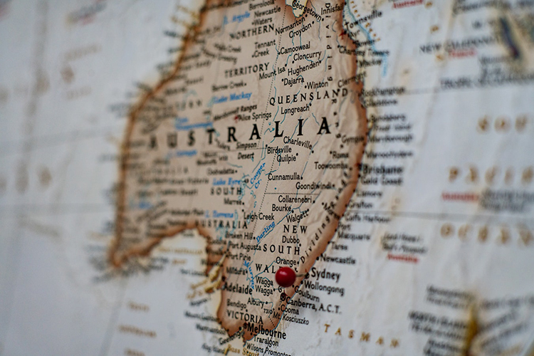 Australia Map for nomad