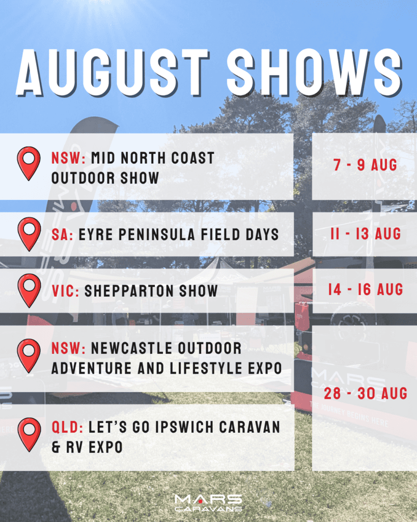 Aug caravan shows
