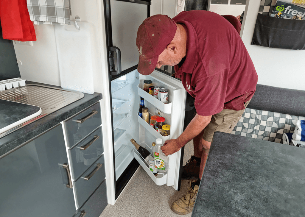 Four Storing your Camper or Caravan Expert Tips - Empty your fridge