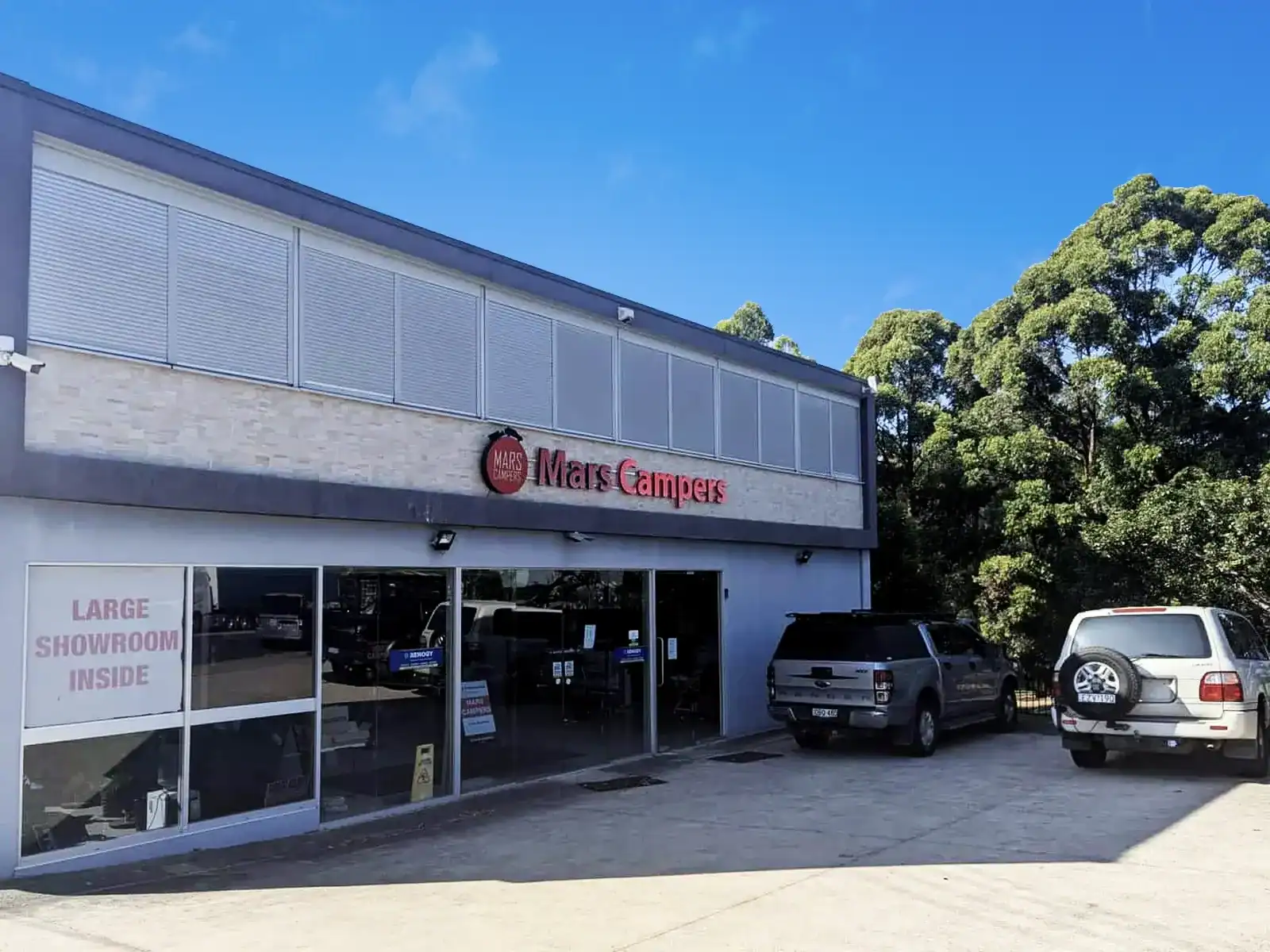 Mars Campers Sydney Showroom