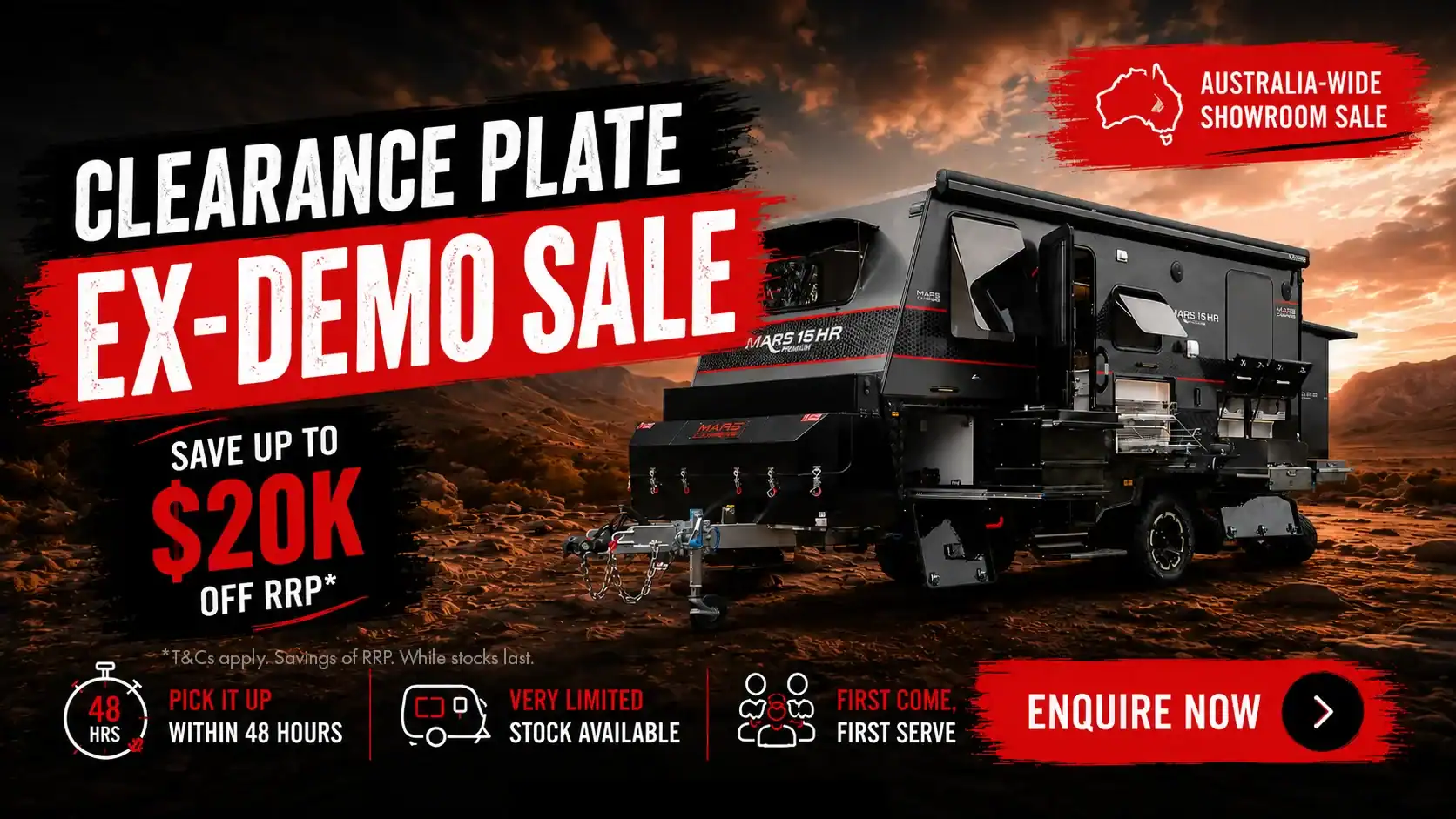 Mars Campers Clearance Plate Ex Demo Sale 2026 Destkop